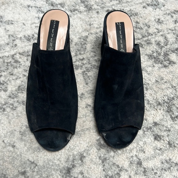 Steve Madden Fume heel in black suede - Picture 2 of 4